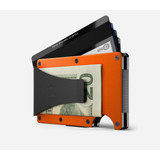 The Ridge Aluminum Money Clip Wallet - Basecamp Orange
