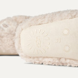Ugg Baby Bixbee Booties Natural Curly Faux Fur sole view