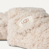 Ugg Baby Bixbee Booties Natural Curly Faux Fur back view