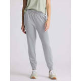 Free Fly Women's Bamboo Lightweight Fleece Joggers in Light Heather Grey colorway