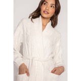 PJ Salvage Women's Cable Knit Robe