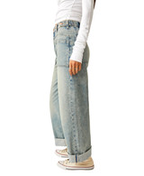 Free People Women's Palmer Cuffed Jeans in la la land colorway