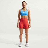 Nike Women's Swoosh Medium Support Sports Bra in University Blue colorway