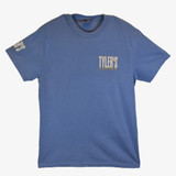 TYLER'S Blue Jean Off White Gold Comfort Color Tee front