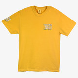 ERLEBNISWELT-FLIEGENFISCHEN'S Mustard/ Off White/ Blue Comfort Color Tee