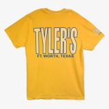 TYLER'S Mustard Off White Blue Comfort Color Tee back