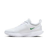 Nike Men's NikeCourt Zoom Pro Tennis Shoes - Off White/Kelly Green