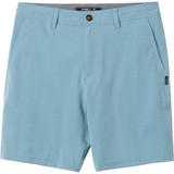 The O'Neill Men's Reserve Light Check 19" Hybrid Shorts in indigo