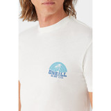 The O'Neill Men's Shaved Ice Tee In The Color Natural