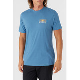 The O'Neill Men's Sun Supply Tee in Copen Blue