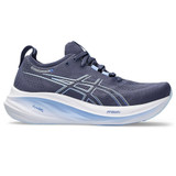 The Asics Women's Gel Nimbus 26 in Thunder Blue and Sapphire