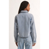 Z Supply Women's Cropped Denim Jacket