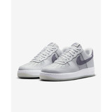 The Nike Men's Air Force 1 '07 LV8 Sneaker in Pure Platinum, Wolf Grey, White, and Light Carbon