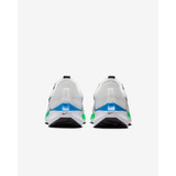 The Nike Men's Pegasus 40 Running Shoes In Platinum Tint, White, Green Strike, and Black