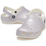 The Kids' Classic Glitter Clog in the colorway mystic glitter