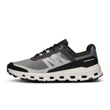 The women's cloudvista running shoe in the colorway Black/ White