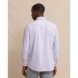 The Charleston Larkin Check Long Sleeve Sport Shirt in Pale Rosette Pink colorway