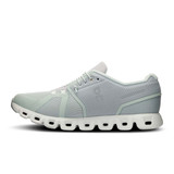 The On Running Cloud 5 Running Shoe in the colorway Glacier/ Glacier