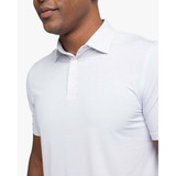 The brrr°-eeze Meadowbrook Stripe Polo in Platinum Grey colorway