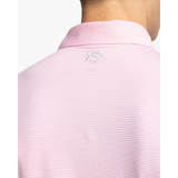 Southern Tide Men's brrr°-eeze Meadowbrook Stripe Polo Geranium Pink