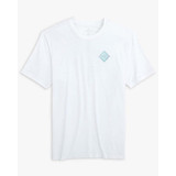 The Diamond Sailing Short Sleeve T-shirt in Classic White colorway