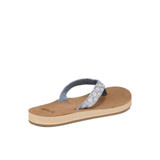 The Sanuk Women's Happy Placer Daisy Sandals in the colorway White Daisy