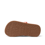 The Reef Toddlers' Little Ahi Sandal in Leopard/Canyon Sunset