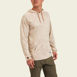 The Howler Brothers Men's Loggerhead Hoodie in the Ocean Motion Off White Colorway