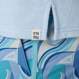 The Ravello Terry Polo in Light Blue colorway