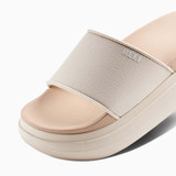 The Reef Women's Cushion Bondi Bay Slide Sandals in the colorway Vintage/ Oasis