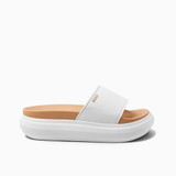 The Reef Women's Cushion Bondi Bay Slide Sandals in the colorway Cloud