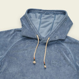 The Howler Brothers Men's Terry Cloth Hoodie in the Blue Mirage Colorway