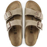 The Birkenstock Arizona Sandal in the colorway Taupe