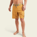 The Howler Brothers Men's Ensueño Boardshorts in the Flower Power Dijon Colorway