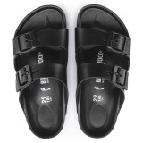 The Birkenstock Kids' Arizona Eva Sandals in the colorway Black