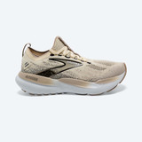 The Brooks Women's Glycerin StealthFit 21 in the colorway Coconut/ Chateau Grey/ Black