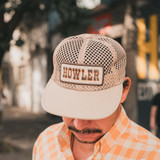 The Howler Brothers Men's Feedstore Tech Strapback in Khaki