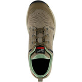 The Danner Men's Trailcomber Hiking Shoe in the colorway Timberwolf/ Cargo Green