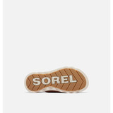 The Sorel Women's Viibe Crisscross Slide Sandal in the colorway Honest Beige/ Chalk