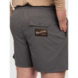 The Duck Camp Men's 5" Scout star-print Shorts in the Charcoal Colorway