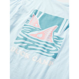 The Duck Camp Men's Redfish Tail Tee in the Ice Water Colorway