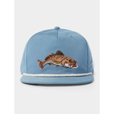 The Duck Camp Speckled Trout Hat in the Gulf Grey Colorway