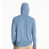 The Elevate Lightweight Hoodie in  Bluestone colorway