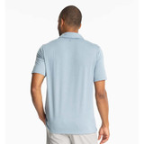 The Free Fly Men's Elevate Polo in Blue Fog