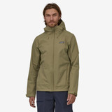 The Patagonia Men's Torrentshell 3L Jacket in the Sage Khaki Colorway