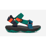 The Teva Toddler's Hurricane XLT2 Sandals in the colorway Blue Coral Multi