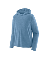 The Patagonia Men's Capilene Cool Daily Hoody in Shore Blue