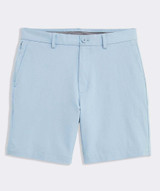 The Vineyards Vines Men's 7 inch On-The-Go Shorts in Del Mar Blue