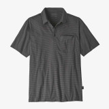Patagonia Men's Cotton Conversion Lightweight Polo Forge Grey side view