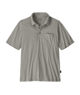 Patagonia Men's Cotton Conversion Lightweight Polo Forever Grey front view